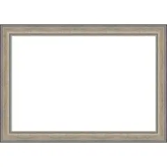 Fleur Silver Framed Dry Erase Magnetic Board