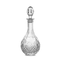 Crystal Decanter with Classic Design Gold