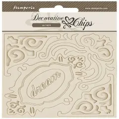 Stamperia Decorative Chips 5.5"X5.5"-Alterego Corners And Frames