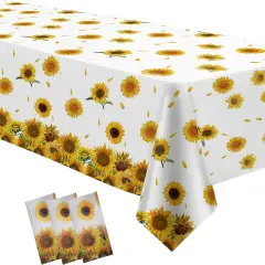 Sunflower Party Tablecloth Decorations