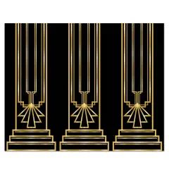 6 Pack Bulk Roaring 20's Party Backdrop