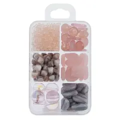 John Bead Czech Glass Bead Recipe Box - Cotton Candy