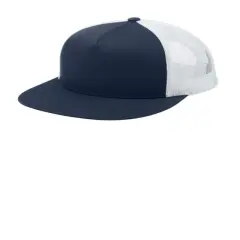Sport-Tek&reg; YP Classics 5-Panel Classic Trucker Mesh Back Cap True Navy/ White