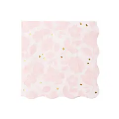 PETAL PINK ELEGANT FLORAL DINNER NAPKINS
