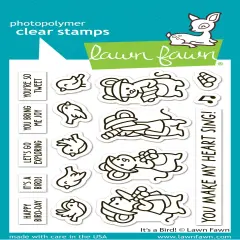 Lawn Fawn Clear Stamps 3"X2"-It's a Bird!