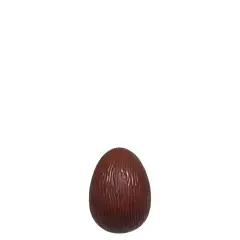 Ridged Chocolate Easter Egg Over Sized Statue