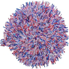 4th of July Tinsel Garland,Patriotic Metallic Foil Garland for Tree Banister Mantle Home Party Decoration