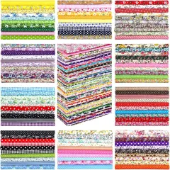300 Pieces 4 x 4 Inches Cotton Fabric Scraps Squares Bundle Precut