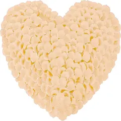 1000 Pcs Artificial Fake Rose Petals (Champagne Color)