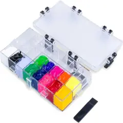 Paint Storage Palette Box 24 Wells Airtight Stay Wet for Watercolor, Gouache, Acrylic and Oil Paint