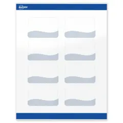 Avery Printable Rectangle Labels with Sure Feed Technology, Pre-Printed Colorful Design, Glossy White, 2" x 3", Laser & Inkjet Compatible, 80 Total, Great for Branding, Marketing, and Events