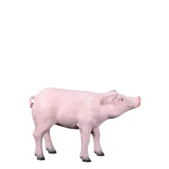 Baby Pig Standing Life Size Statue