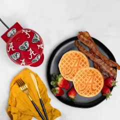 Uncanny Brands Alabama Crimson Tide Mini Waffle Maker