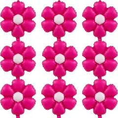 Balloons Violet Floral Balloons for Birthday(Rose Red)