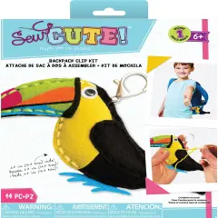 Colorbok Sew Cute! Felt Keychain-Toucan