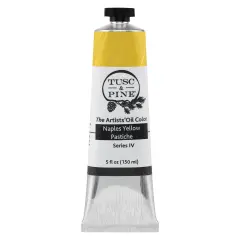 Tusc & Pine Artist Oil Paint - Naples Yellow Pastiche, 40 ml, Non-Yellowing, Rich & Creamy Consistency, Maximum Pigment Load, Small Batch Milled Oil Paints Made in the USA for Professional Artists