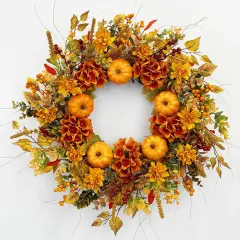 24 Inch Fall Autumn Wreaths