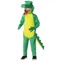 Kids Alligator Costume One Piece Outfit with Tail and Headwear