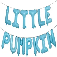 Little Pumpkin 16 Inch Multicolor Mylar Aluminum Foil Balloons(Little Pumpkin Light Blue)