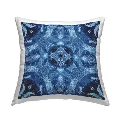 Mosaic Tile Pattern Decorative Printed Throw Pillow Design by Elspeth Helen Meabank Perkin, 18 x 7 x 18