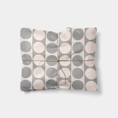 Circle Checker Gift Wrap XI