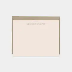 Outline Type Note Cards II