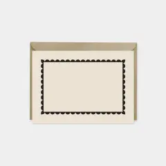 Little Scallop Border Note Cards III