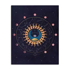 Stupell Industries Astrology Zodiac Constellations Canvas Wall Art Design by Andrea Jasid Grassi