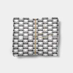 Fine Line Black and White Tiles Gift Wrap
