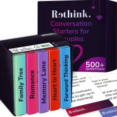 Rethink!: Conversation Starters for Couples Game | Know Me Better Questions