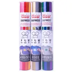 Siser&reg; EasyWeed&reg; Heat Transfer Vinyl Rainbow Sampler, 3-Pack