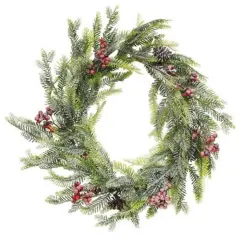 Glitter Pine & Sparkle Berry Wreath