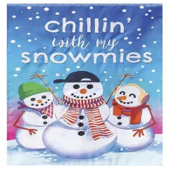 Chillin with My Snowmies Garden Flag 2 Sided