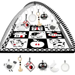 Floor Square Playmat for Babies with Sound Toys