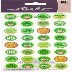 Sticko St. Pats Kiss Seals Flat Stickers