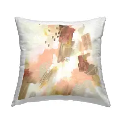 Boho Speckled Abstract Outdoor Printed Pillow Design by June Erica Vess, 18 x 7 x 18