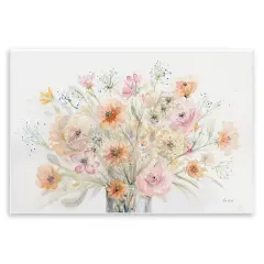 Stupell Industries Blush Pink Bouquet Wall Plaque Art Design by Patti Bishop