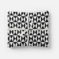 Black & White Geo Shape Gift Wrap