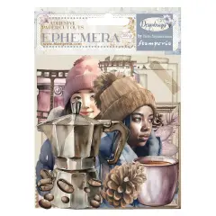 Stamperia Dewdrops Ephemera Adhesive Paper Cutouts