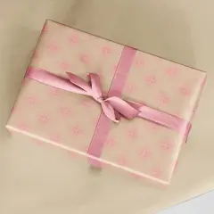 Fine Line Pink Deco Gift Wrap