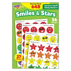 Smiles & Stars Stinky Stickers&reg; Variety Pack, 648 ct