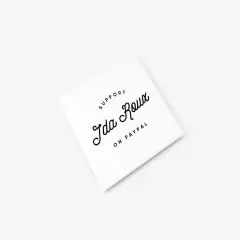 Type Stamp No. 7, Custom Rubber Stamp,