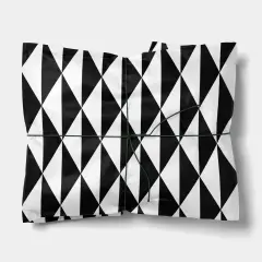 Black & White Geo Shape Gift Wrap VI