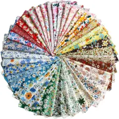 42Pcs 10"x10" Quilting Cotton Fabric Square No Repeat Layer Cake Precut