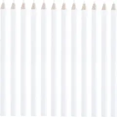 12 Water Soluble Pencils for Marking (White)