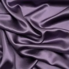 1 Yard Dusk Mauve Silk Crepe Back Satin Premium Smooth Soft Luxurious Fabric 44 inch Width