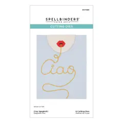 Spellbinders Etched Dies From La Dolce Vita-Ciao Spaghetti