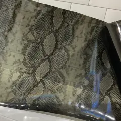 Snake Skin Print TPU Vinyl Black