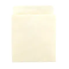 Library Pockets 3.5" x 4.5" Self Adhesive - Manila, Pack of 50