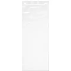 Plymor 6" x 15", 4 Mil Heavy Duty Zipper Reclosable Plastic Bags